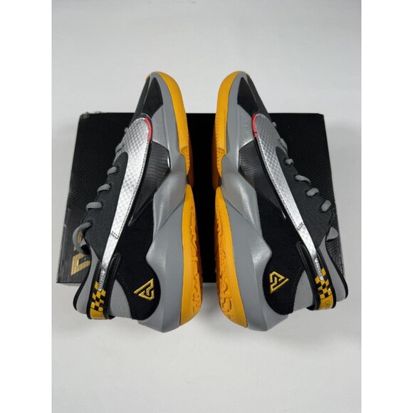 Nike Zoom Freak 2 Shoes Mens Size 9 Black Grey Yellow Basketball CK5424-006 main image 4